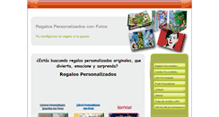 Desktop Screenshot of losregalospersonalizados.com